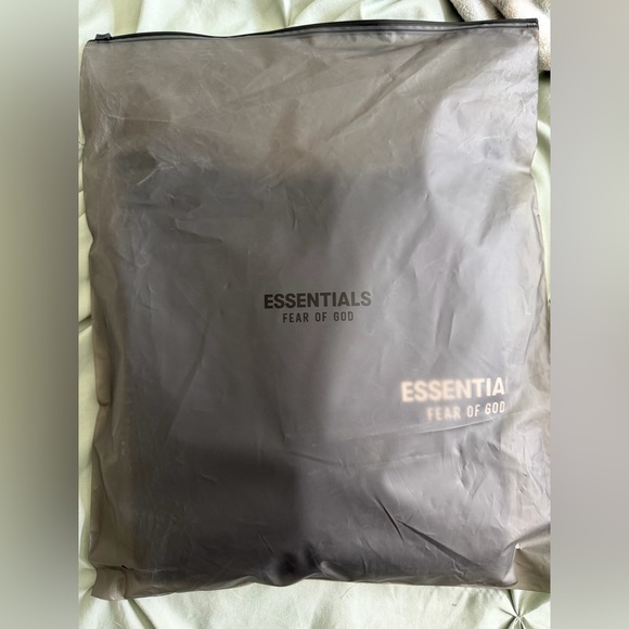 Fear of God Essentials Black Hoodie - Picture 1 of 3